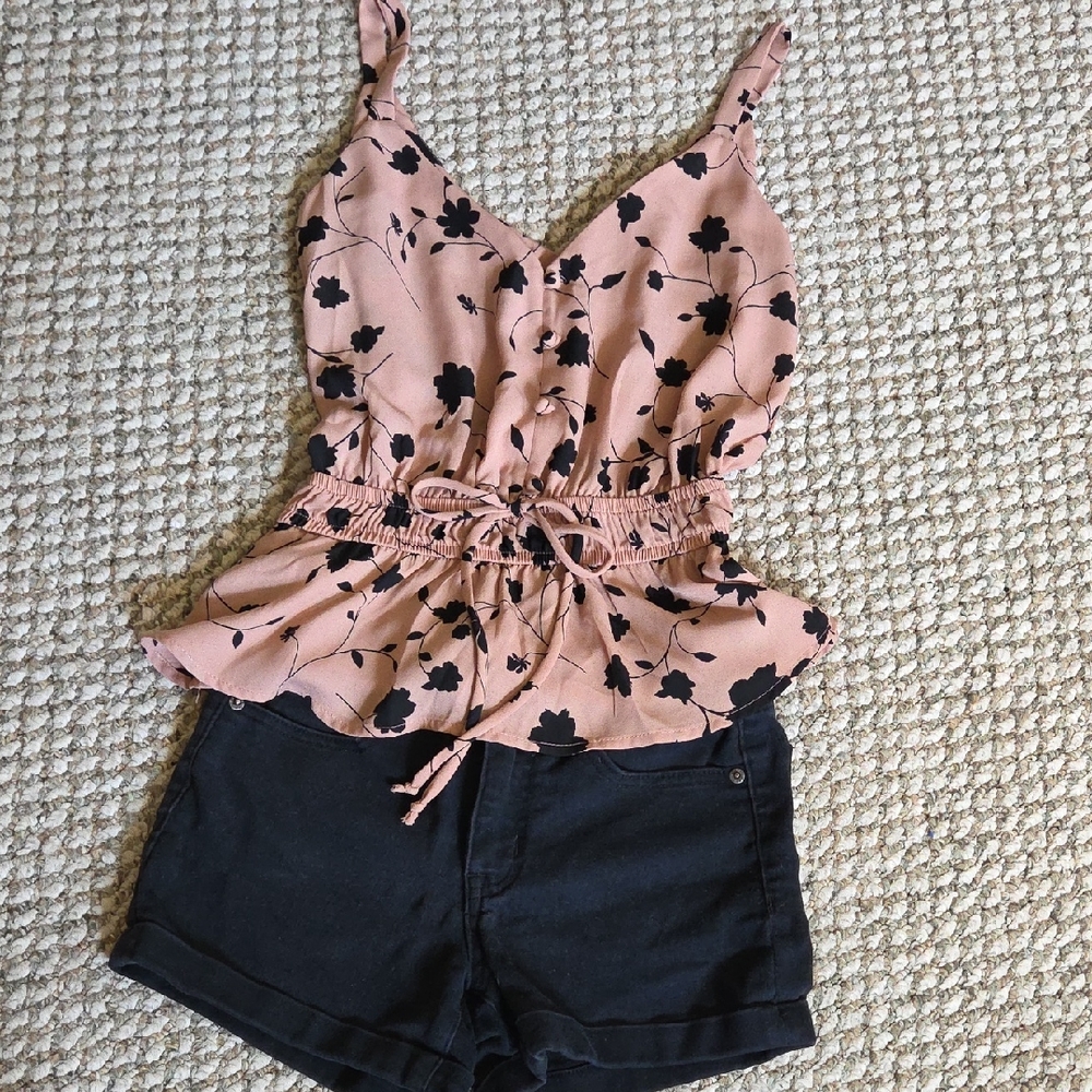 Pick 4 For $25! Aeropostale Pink Floral Camisole Top